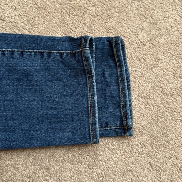 Kut from the Kloth Mid Rise Boyfriend Distressed Dark Wash Stretch Jeans Size 10 - Picture 9 of 9